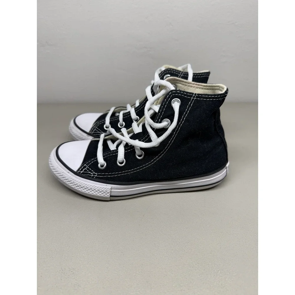 Black Converse All Star Chuck Taylor High Top Kids Size 12 Shoes Sneakers